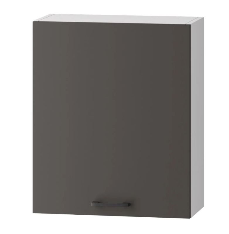 Szafka kuchenna wisząca 60 Stolkar CLARA W60 P/L szara grafit 1 szt