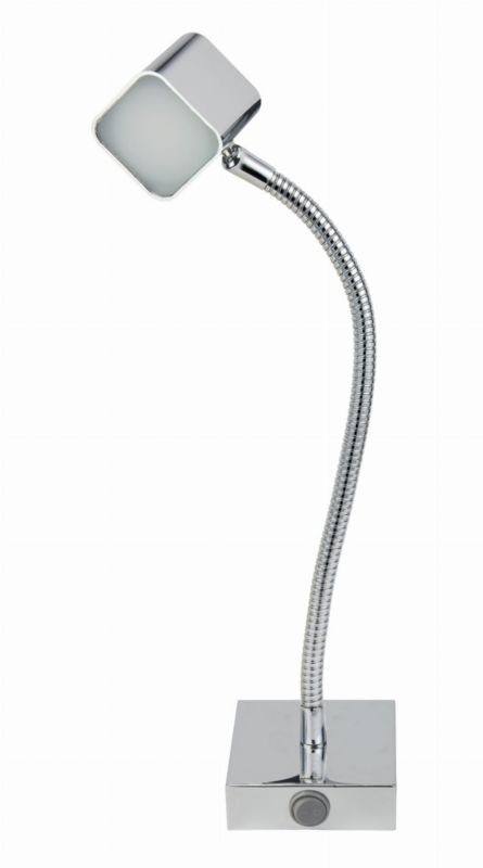 Kinkiet ścienny Candellux Forma chromowany biały LED 4W 3000K IP20 wym: 8 x 30 x 8 cm - 1 szt.