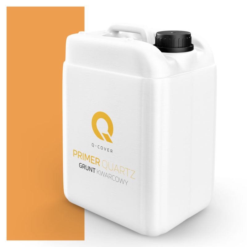 Grunt Kwarcowy pod Tynk Silikonowy Q-Cover Pomarańczowy F766 7.5KG