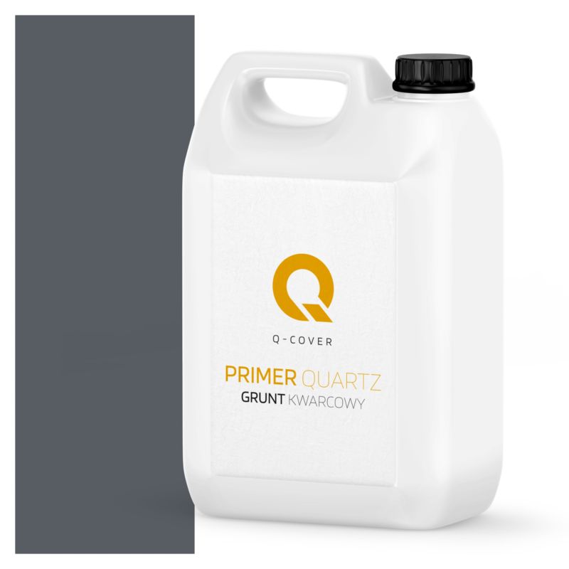 Grunt Kwarcowy pod Tynk Silikonowy Q-Cover Szary grafitowy F256 3KG