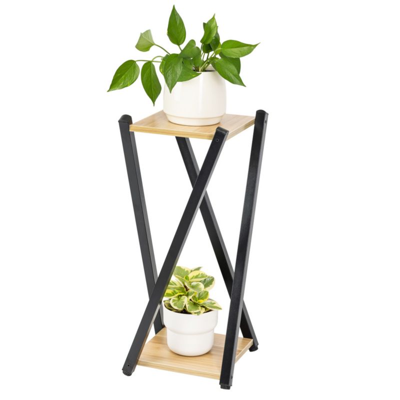 Kwietnik Songmics stojący metalowy nowoczesny stojak na kwiaty 1szt