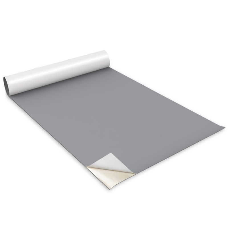 Folia Samoprzylepna Do Mebli Wallfluent 100x50 cm Kolor Szary Matowa Okleina Dekoracyjna 1 rol.