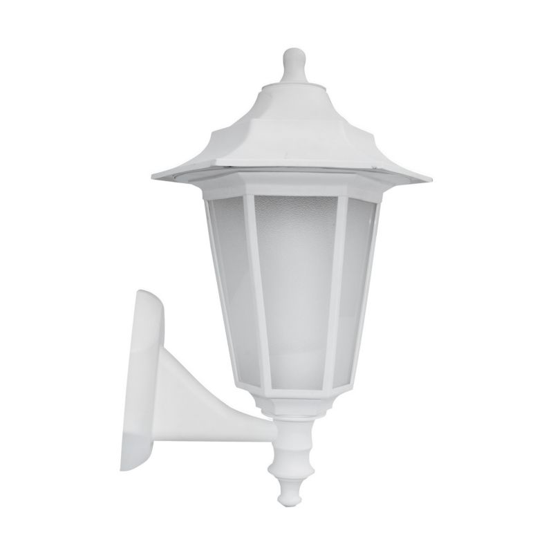 Kinkiet ścienny zewnętrzny Struhm Begonya2 biały 1 x E27 x IP44 wym: 36,1 x 18 x 19,2 cm - 1 szt.