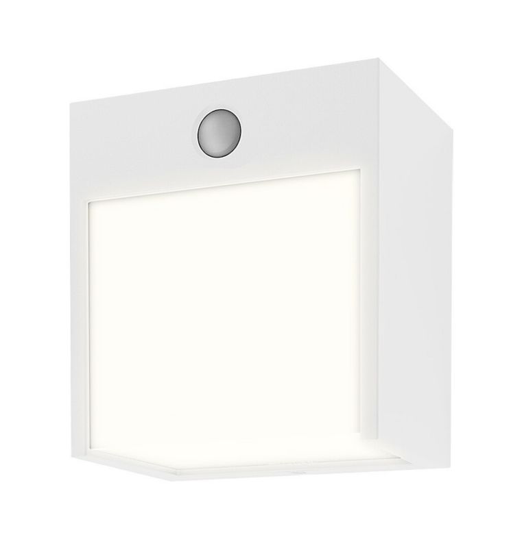 Kinkiet zewnętrzny z czujnikiem Rabalux Balimo biały matowy LED 12W 4000K 560lm IP44 wym: 13 x 12 x 9,5 cm aluminium - 1 szt.