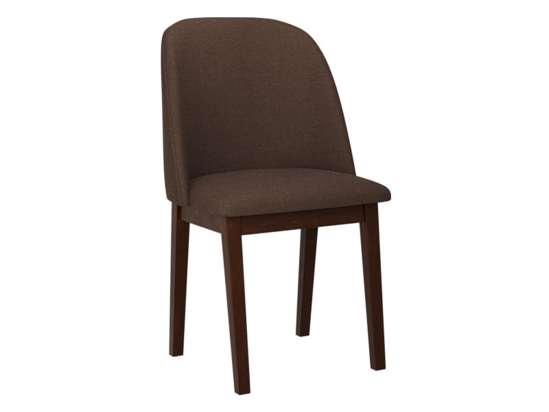 Krzesło MIRJAN 24 Monti 1 orzech + brązowa welwetowa plecionka 1 szt.