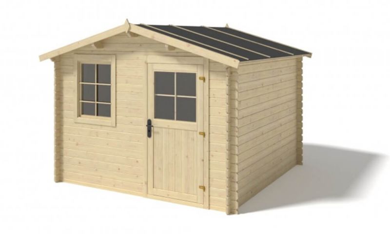 Domek ogrodowy ALTANKA 7,50 m2 - 3x2,50 m - 28 mm, drewniany, 1szt.