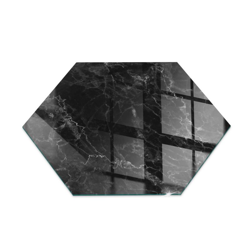 Szkło Hartowane pod Kominek/Piec Tulup h40 cm Szyba Ochronna Elegancki wzór marmuru 1 szt.