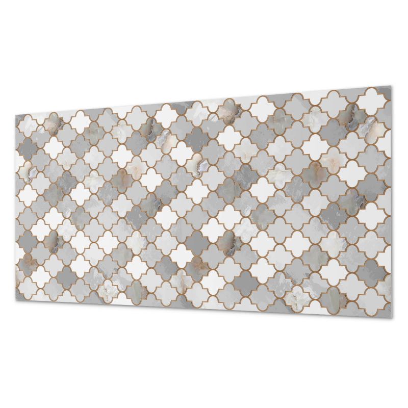 Okładzina Ścienna Z Grafiką PCV ArtPrintCave 100x50 cm Wzór mozaiki z kształtami 1 szt.