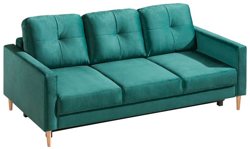 Kanapa do salonu rozkładana z funkcją spania Bonni Costa Zielona 1 szt.