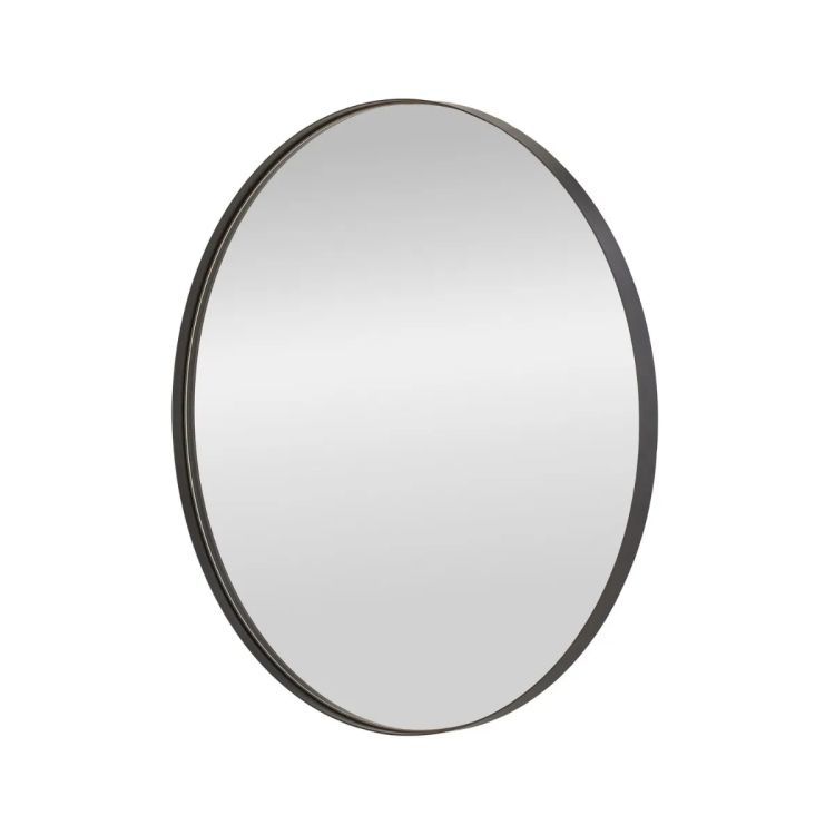 Lustro Halmar okrągłe PATINA czarne 1 szt