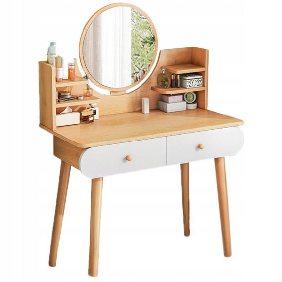 Toaletka Rebiko kosmetyczna z lustrem drewniana 120 cm 1 szt.