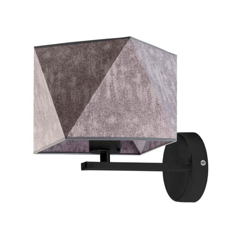 Kinkiet Volta Light Factory Simple Czarny/Butelkowa zieleń Abażur 1xE27 1szt.