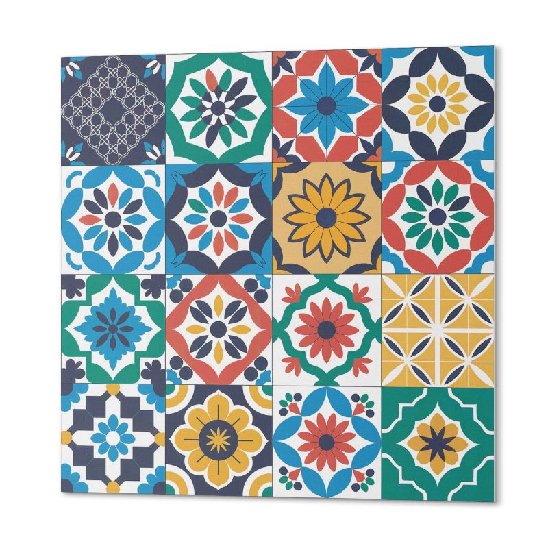 Paczka Kafelków Winylowych PCV ArtPrintCave 30x30 cm Wzory mozaikowe w układzie 9 szt.