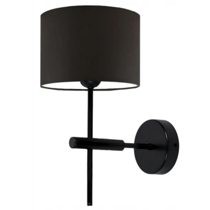 Kinkiet Volta Light Factory Sotto Czarny/Czarny Abażur 1xE27 1szt.