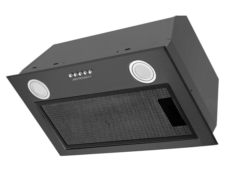 Okap kuchenny Berdsen 52cm czarny do zabudowy 1szt.