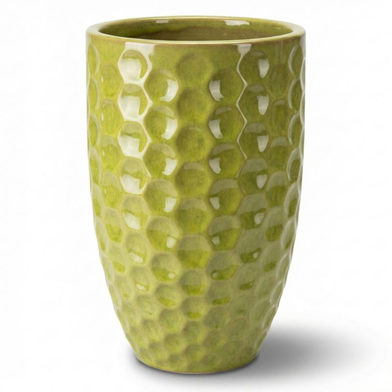 Doniczka ceramiczna Provencelia MEROVEE szkliwiona mrozoodporna 23 x 35 cm Oliwkowy 1szt