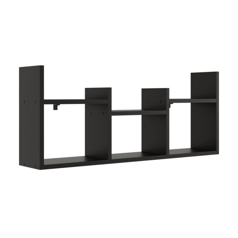 Półka TYLETEGOTU dekoracyjna wisząca czarny 1 szt