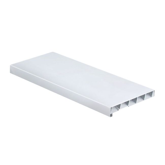 Parapet wewnętrzny PCV Form 25 x 126 cm biały