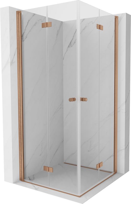 Kabina prysznicowa Mexen Mist-F miedź szczotkowana 100x100 cm 1 szt