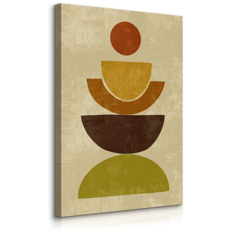 Obraz Muralo Do Salonu Wzór Aztecki Styl Boho Minimalizm Beton 30x40 cm 1 szt.