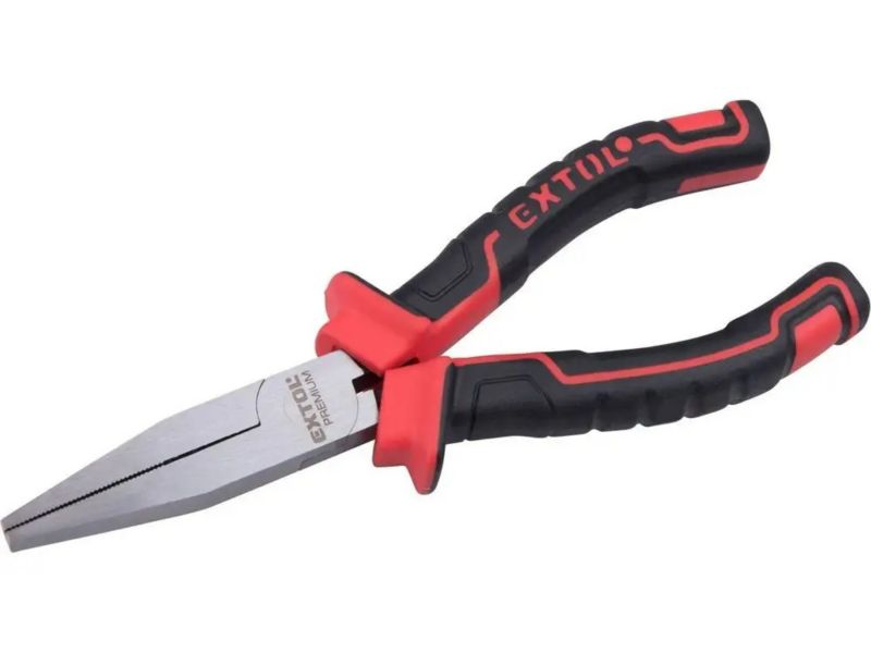Szczypce płaskie 160 mm CrV Extol Premium hartowane szczęki ergonomiczny uchwyt 1szt