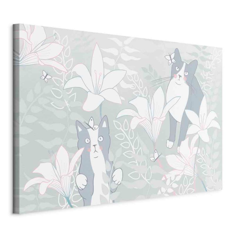 Obraz Artgeist Kocie sprawy 90 x 60 cm płótno włoskie 1 szt