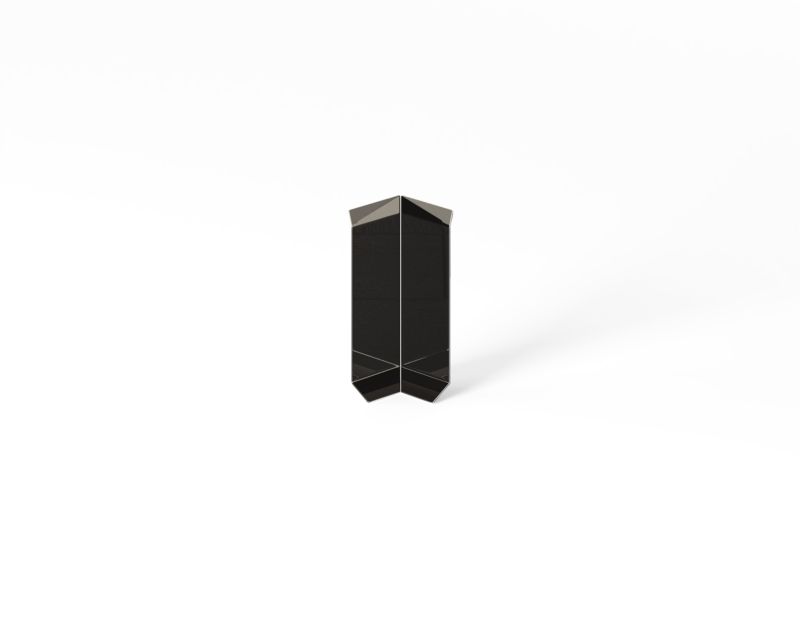 Narożnik wewnętrzny do listew przypodłogowych FLI Lambro czarny połysk 6cm 1 szt.