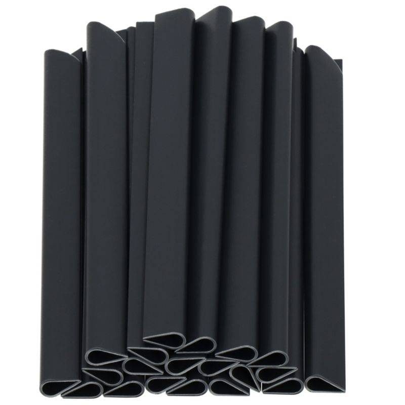 Klipsy do montażu taśmy ogrodzeniowej Springos antracyt 20 szt.