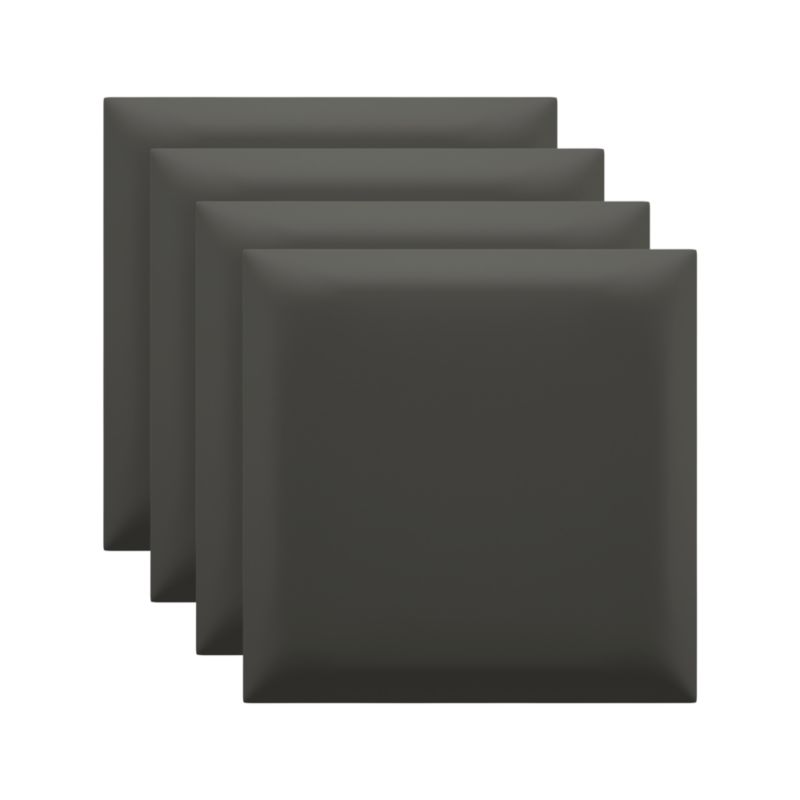 Panel ścienny tapicerowany Marbet Design SOFTLINE 30x30 cm RIVIERA95 szary 4 szt.