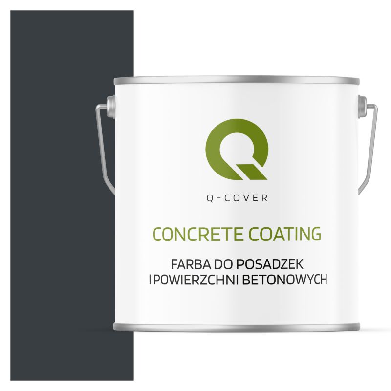 Farba do Posadzek i Powierzchni Betonowych Q-Cover Antracyt RAL7016 5L