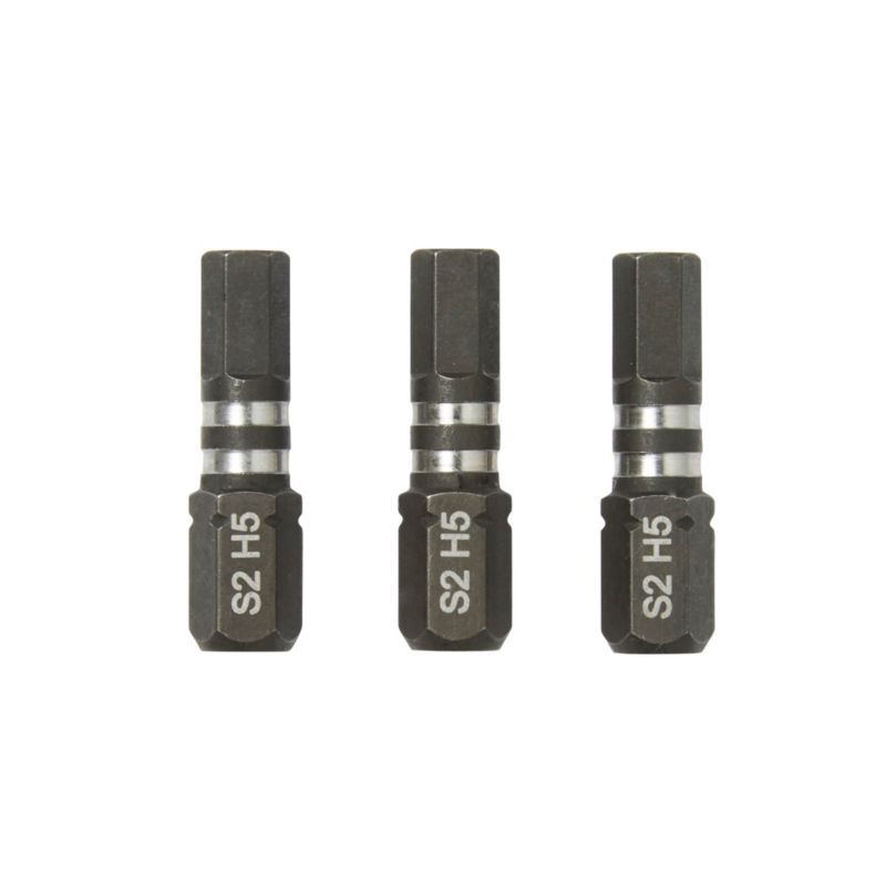 Bity udarowe Erbauer 25 mm H5 3 szt.