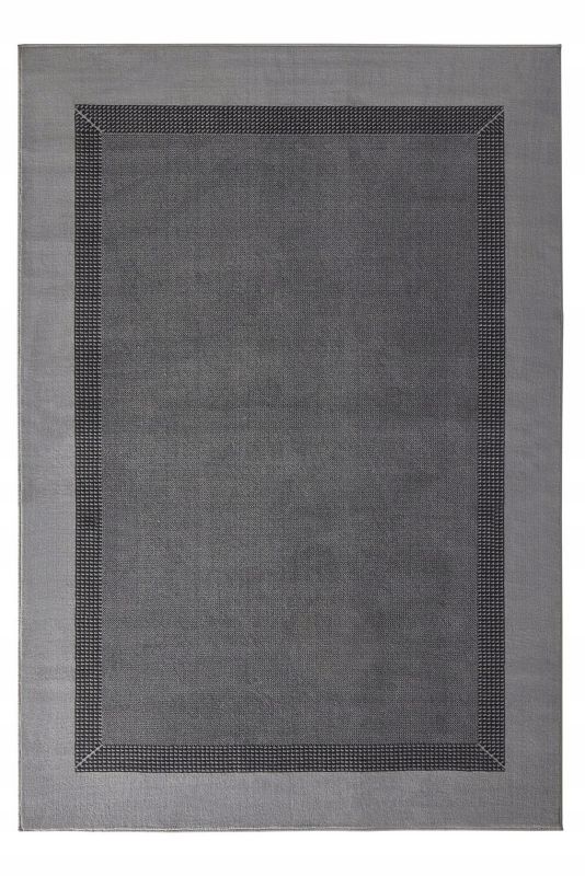 Dywan Mojdywan nowoczesny do salonu 120x170cm, szaro grafitowy z miękkim włosem 1 szt.