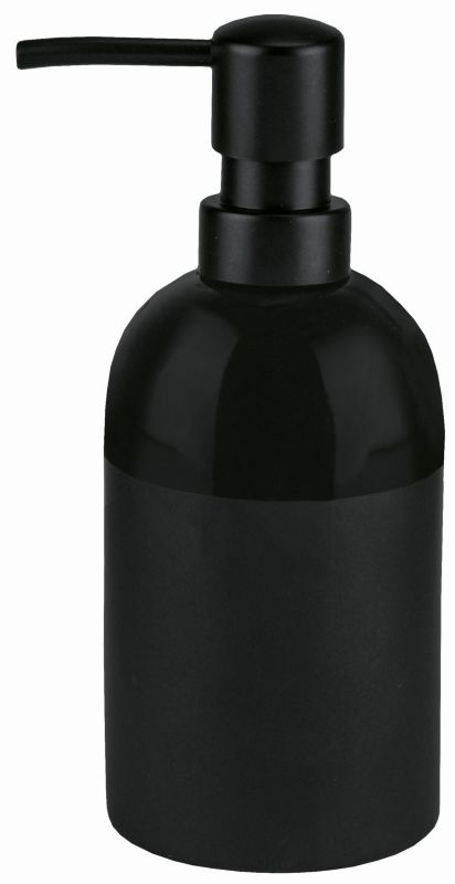 Dozownik do mydła Kleine Wolke Deep czarny ceramika 250 ml elegancki nowoczesny 1 szt.