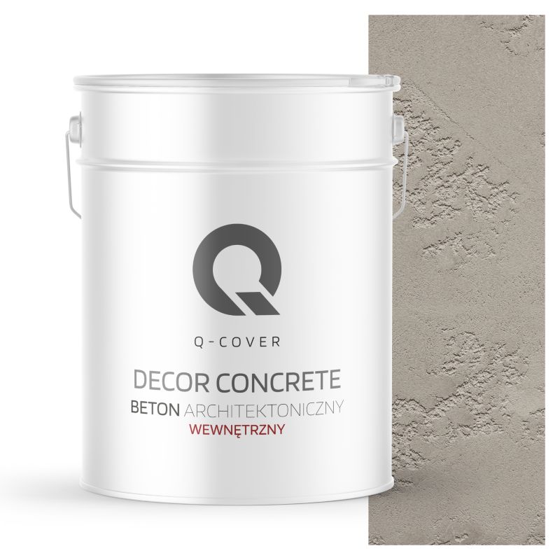 Beton Architektoniczny Wewnętrzny Q-Cover Szary Jasny F264 15KG
