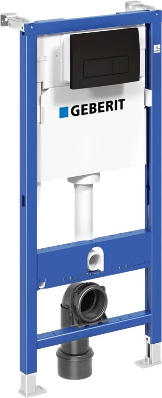 Stelaż podtynkowy WC Geberit Unifix Delta 50 przycisk czarny mat