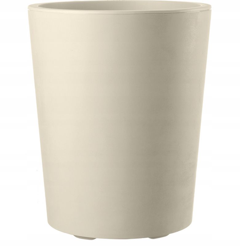 Donica Deroma Millenium Vaso 43,5cm Perłowa zintegrowany drenaż mrozoodporna 1szt