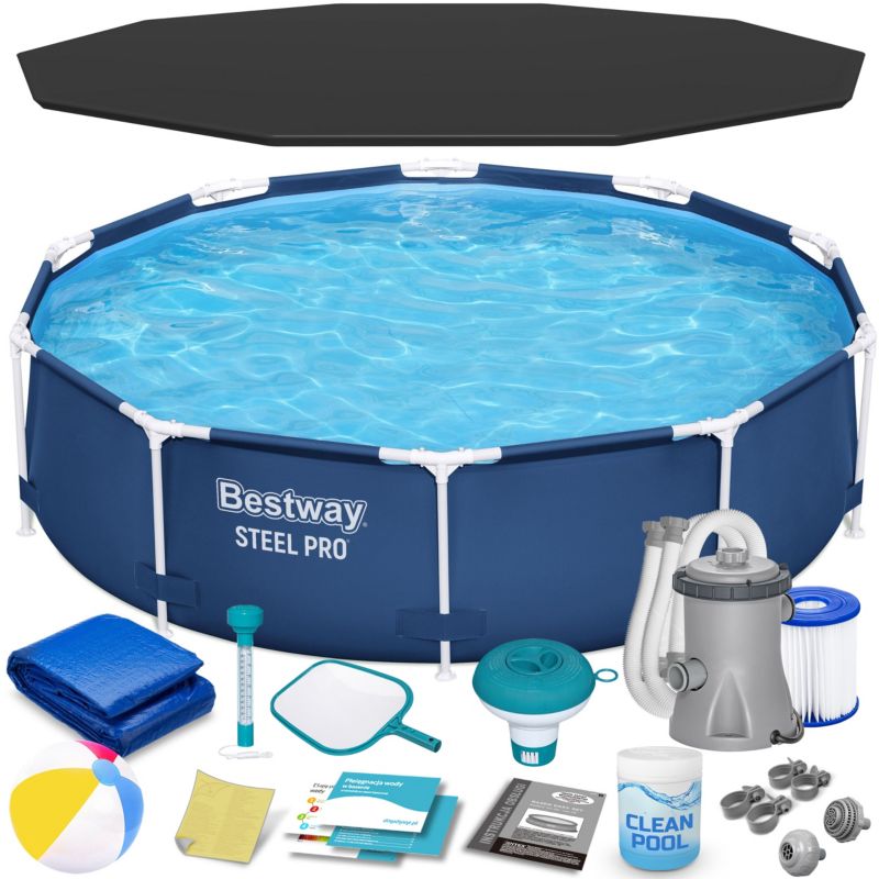 Basen ogrodowy Bestway stelażowy okrągły 305x76cm 56679-15W1 1szt.