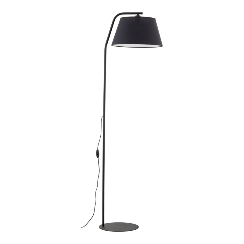 Lampa podłogowa TK Lighting Formo czarna 1X e27 trapez abażur -1szt.