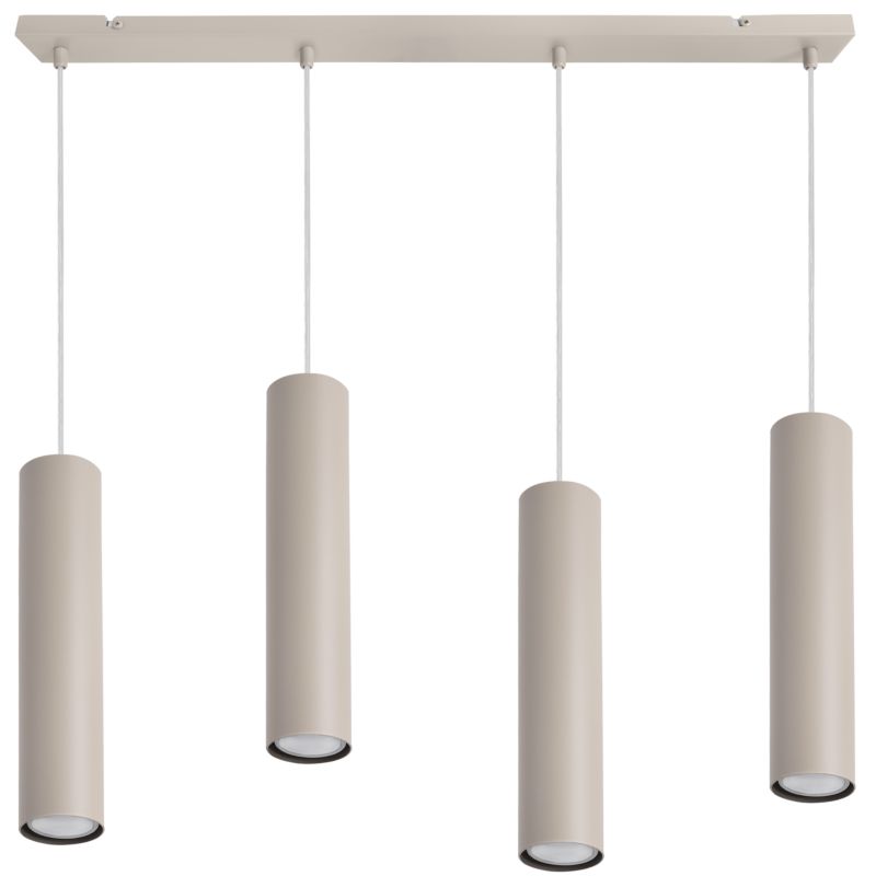 Lampa sufitowa wisząca Light Home LH Tuba 4x GU10 kaszmirowy 1szt.