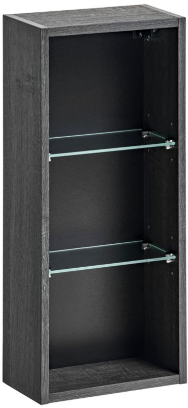 Regał łazienkowy Górny Comad Leonardo White Oak 65cm szklane półki dąb sherman 1 szt.