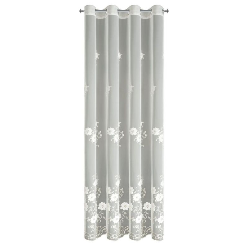 Firanka Sali Eurofirany Woal Biała Przelotki 140X250 Cm 1 Szt.