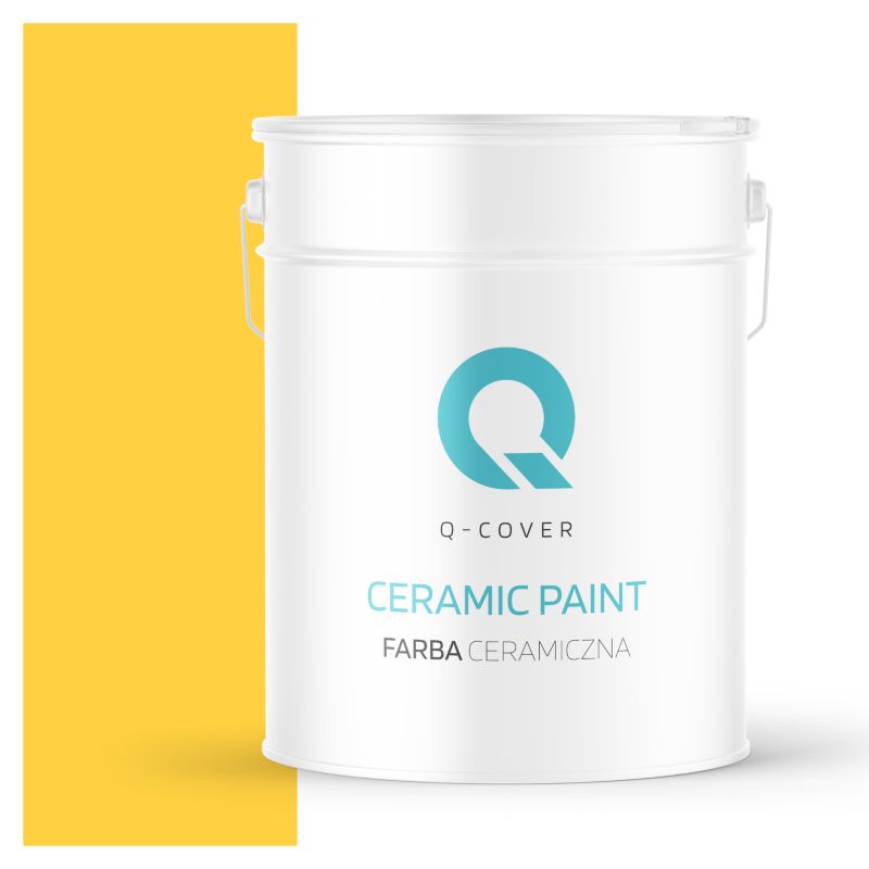 Farba Ceramiczna Do Ścian i Sufitów Q-Cover Złocisty H7064 Głęboki Mat 10L