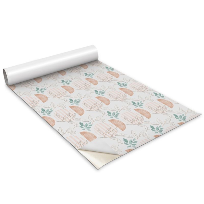 Okleina Meblowa Wallfluent 100x50 cm Delikatny boho wzór Folia Na Meble I Szafki 1 rol.