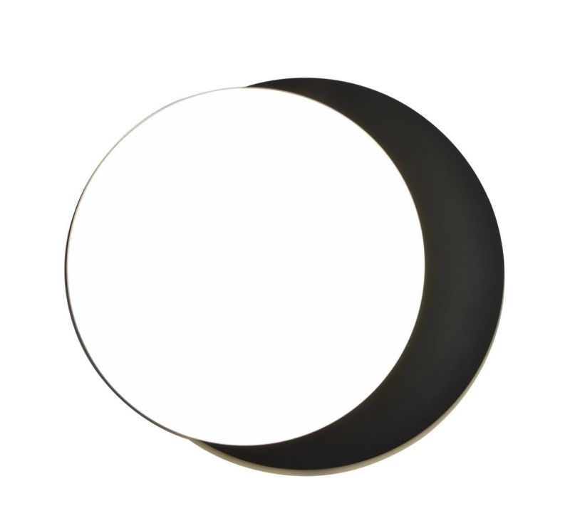 Lampa sufitowa zewnętrzna Lutec Goleta czarna LED 24.3W 2600K-6000K 1700lm ruchoma IP44 wym: 30 x 37 x 6,3 cm - 1 szt.