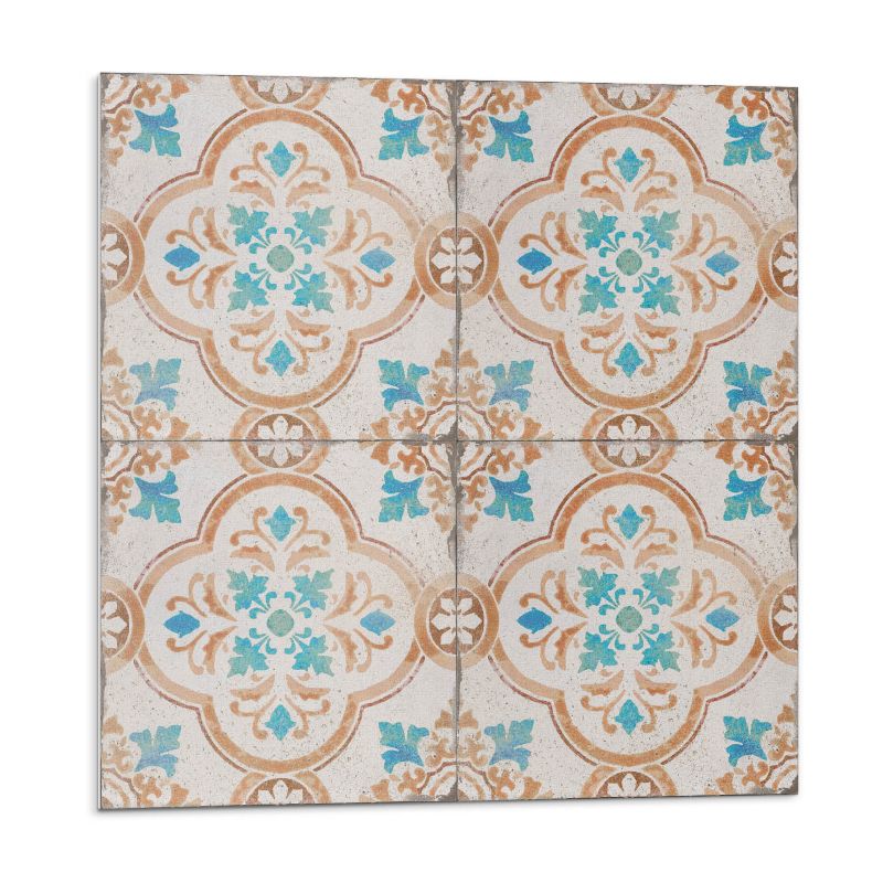 Kafelki samoprzylepne Wallfluent 50x50 cm Dekoracja w kwiaty 4 szt.