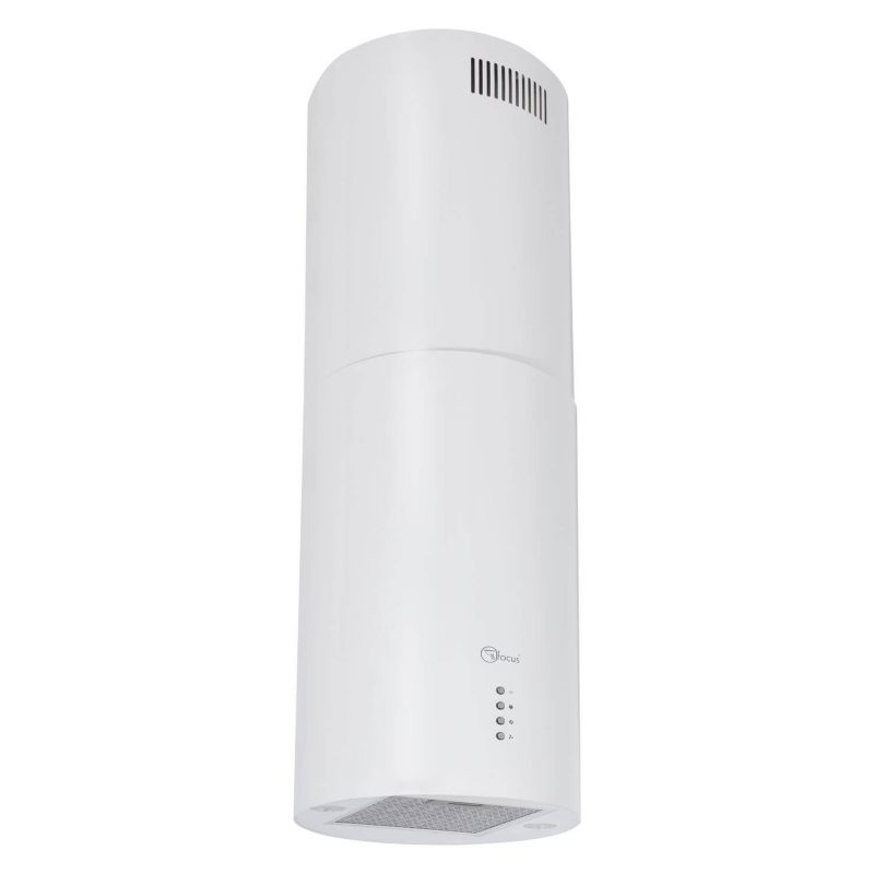 Okap kuchenny Focus wyspowy Shadow 35 (Biały Mat) 1 szt.