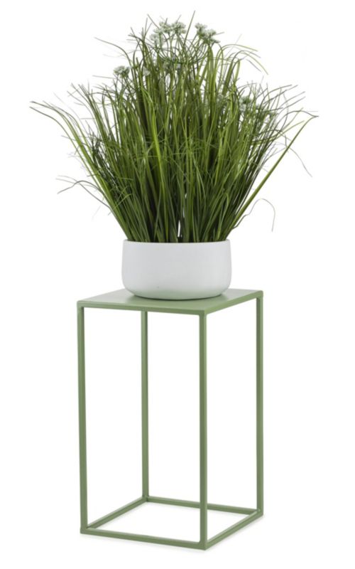 Kwietnik stojący Spring HowHomely Metalowy Zielony 24x40 cm 1 szt.