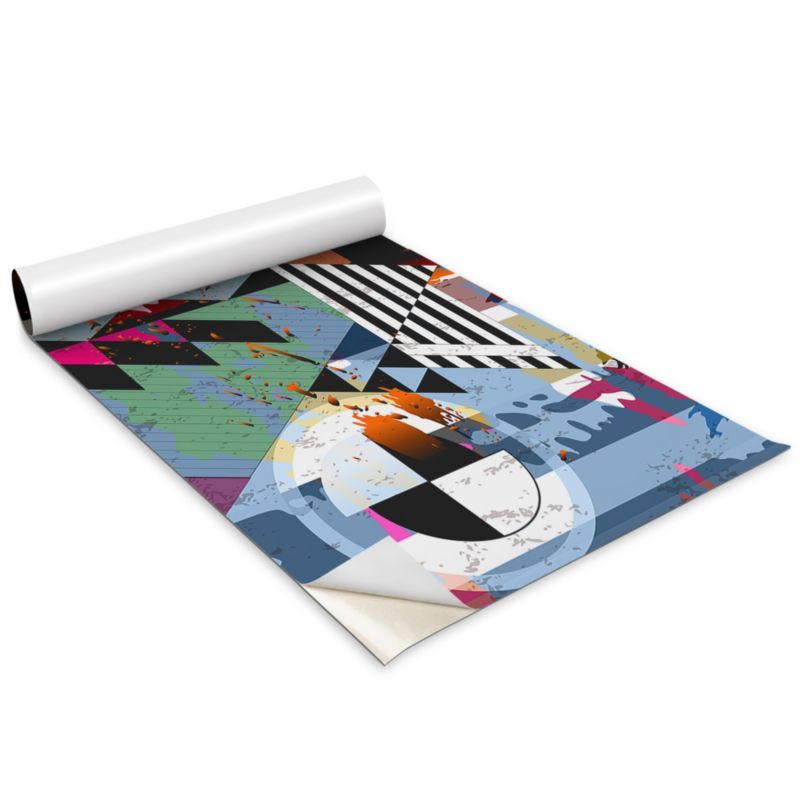 Folia Samoprzylepna Do Mebli Wallfluent 100x50 cm Abstrakcyjne wzory Matowa Okleina Dekoracyjna 1 rol.