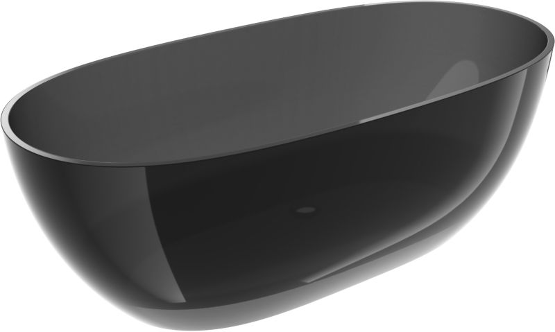 Wanna wolnostojąca Mexen Pure czarna 170x80 cm 1 szt.