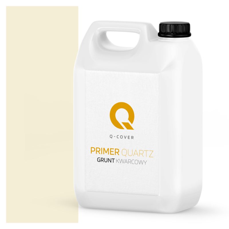 Grunt Kwarcowy pod Tynk Silikonowy Q-Cover Biel złamana w żółty F641 3KG
